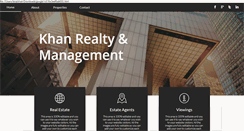 Desktop Screenshot of khanrealty.com